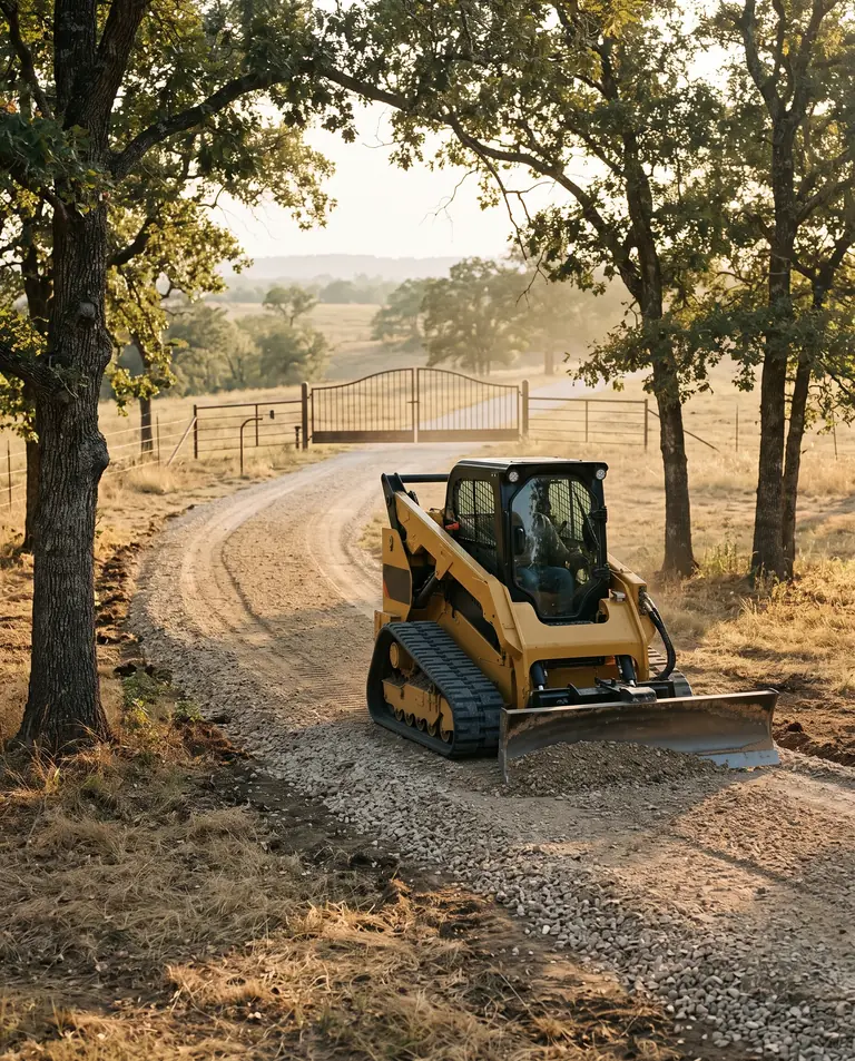 Gravel Driveways in East Texas