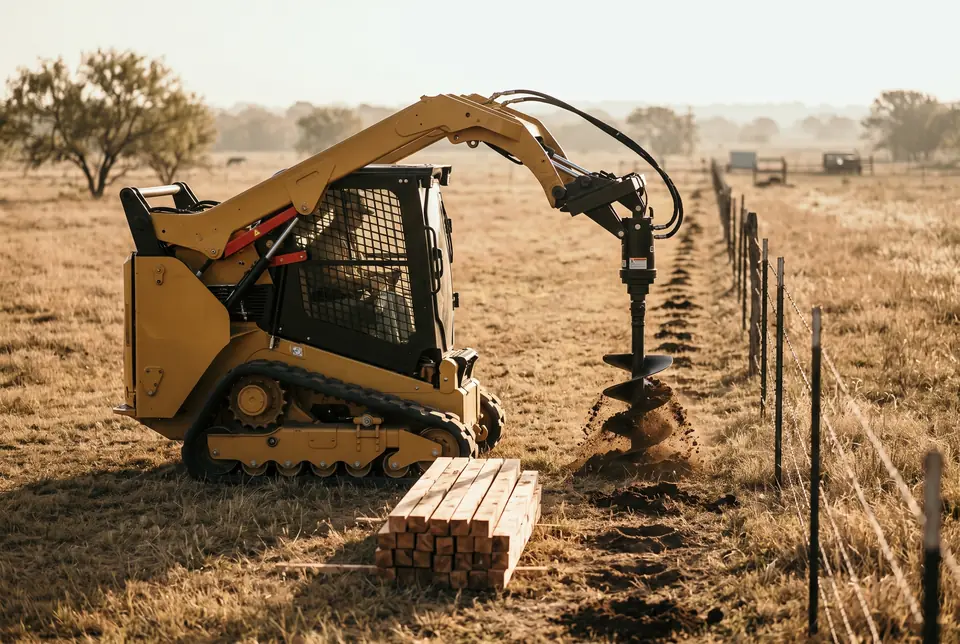 Post Hole Drilling in East Texas